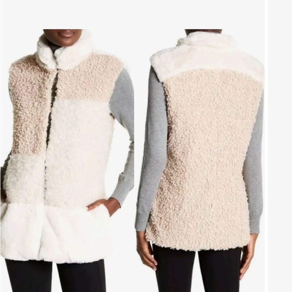 Sam Edelman reversible faux fur vest